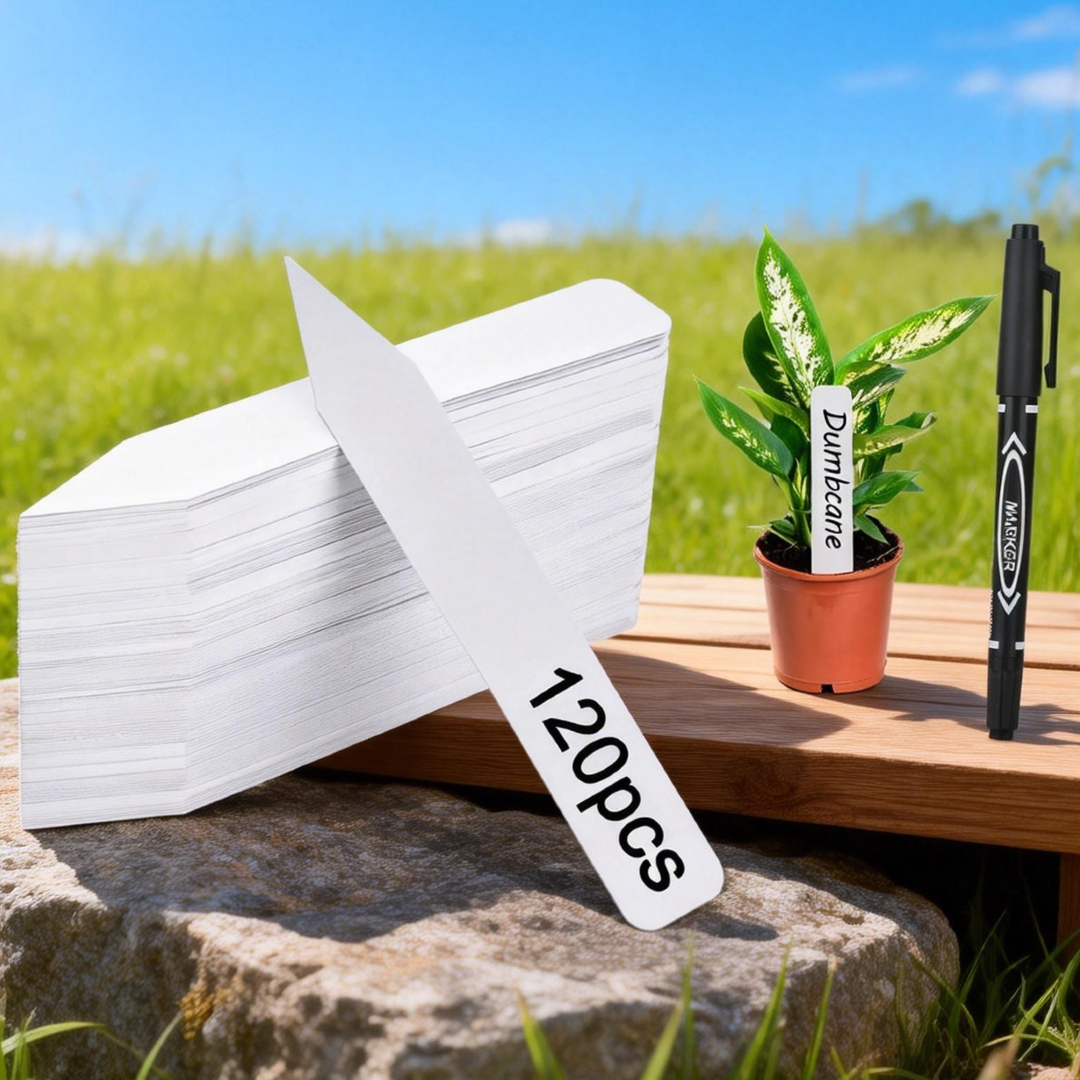 Garden Label Marker - Waterproof Plant Labels 120PCS with Pen,