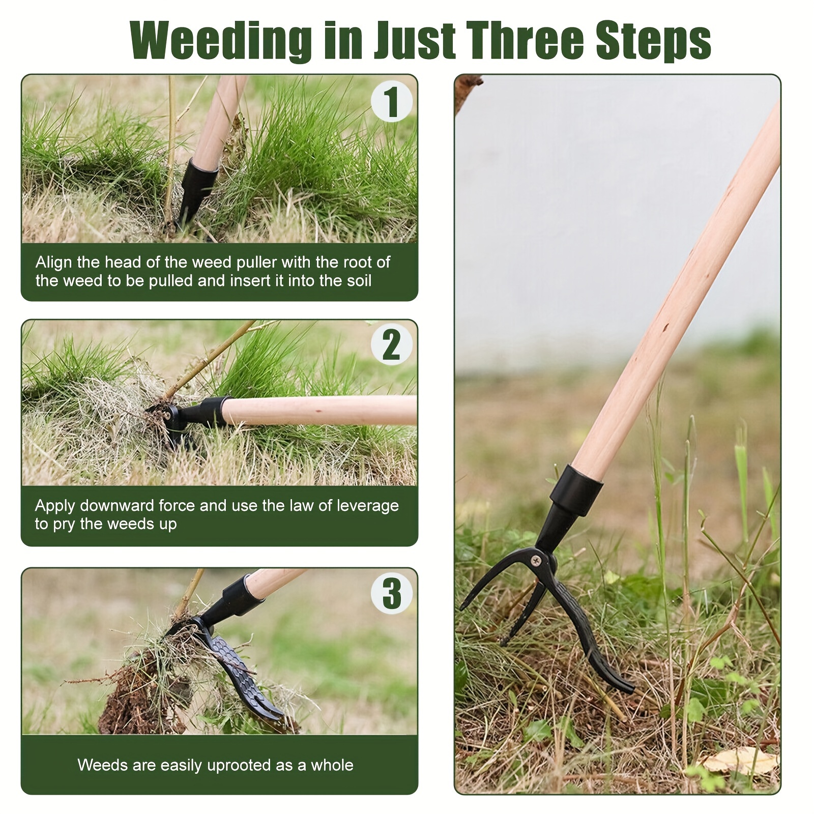 Stand Up Weed Puller Claw Tool – Gardening Tools To Remove Grass Bewertung und Preis