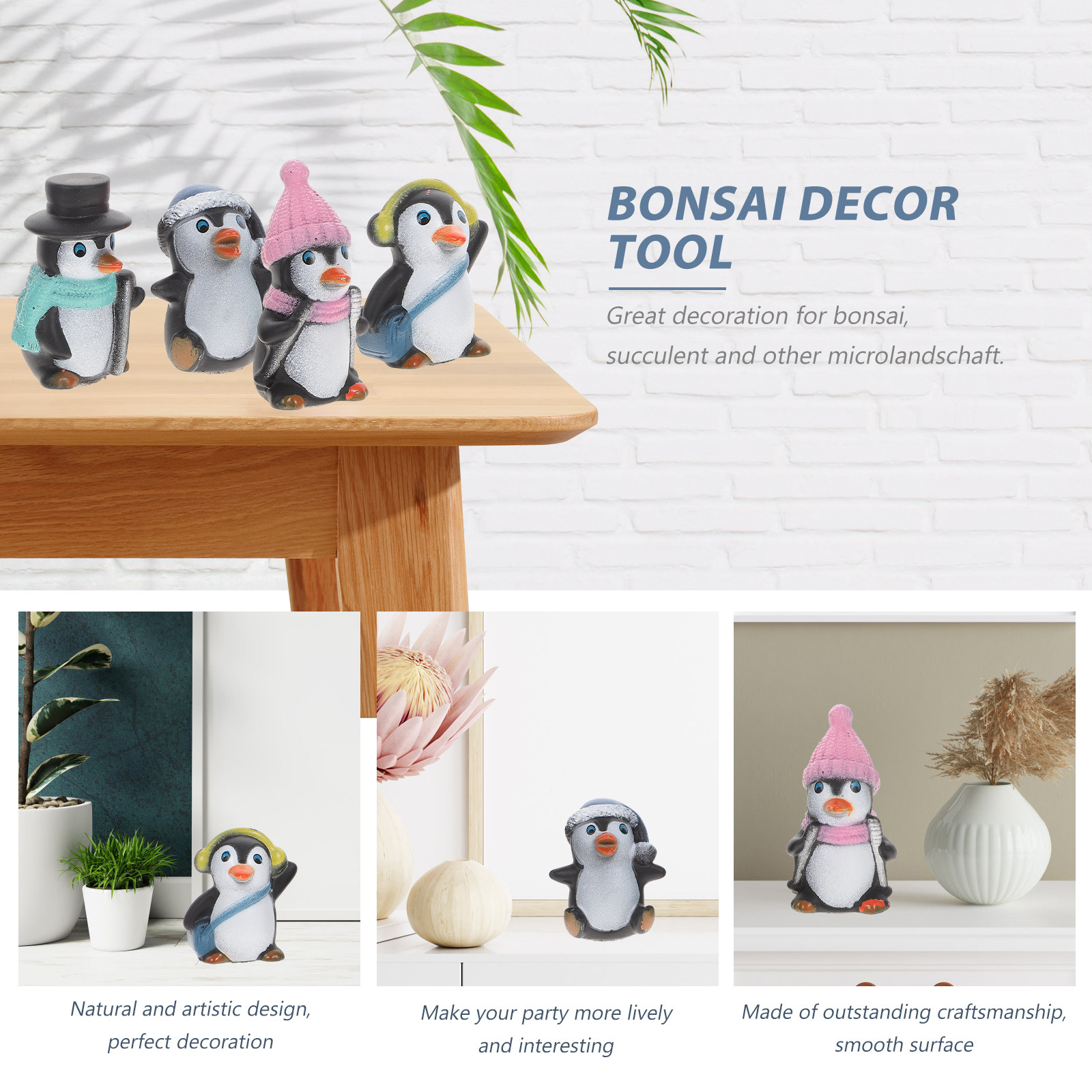 12pcs Mini Penguin Landscape B – Gardening Tools Unique Bewertung und Preis