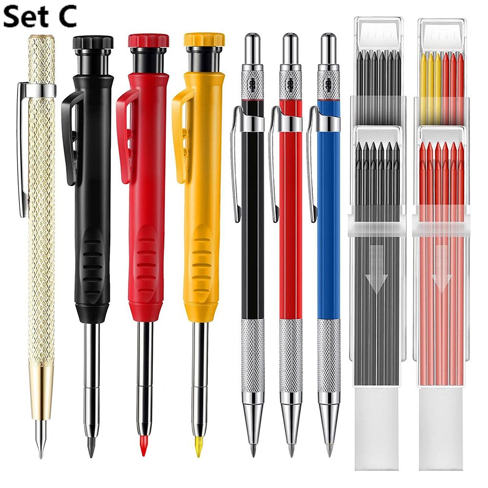 A/B/C/D Set Carpenter Pencils  – Gardening Tools B&M Bewertung und Preis