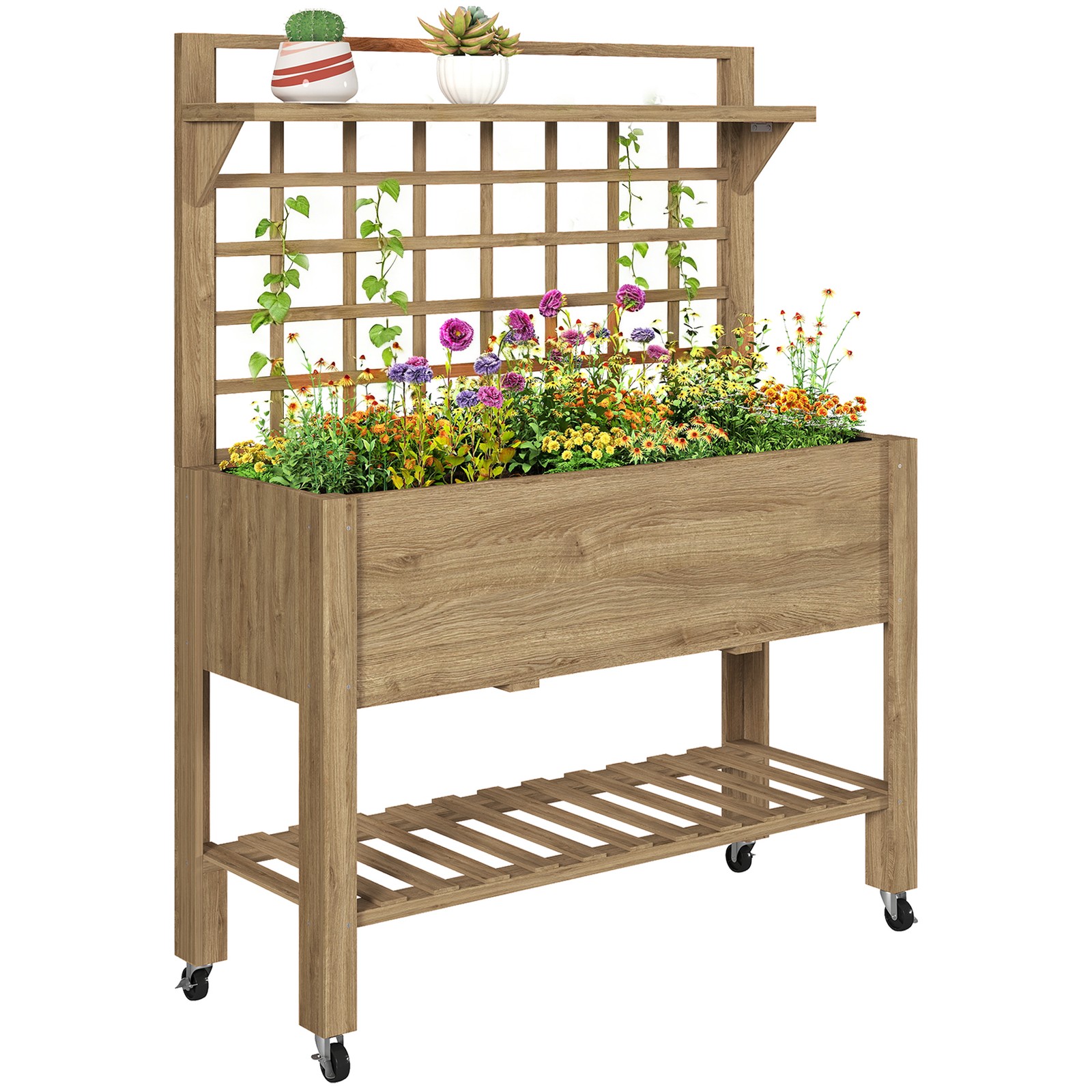 Outdoor Wooden Elevated Growin – Grow Bags Bewertung und Preis