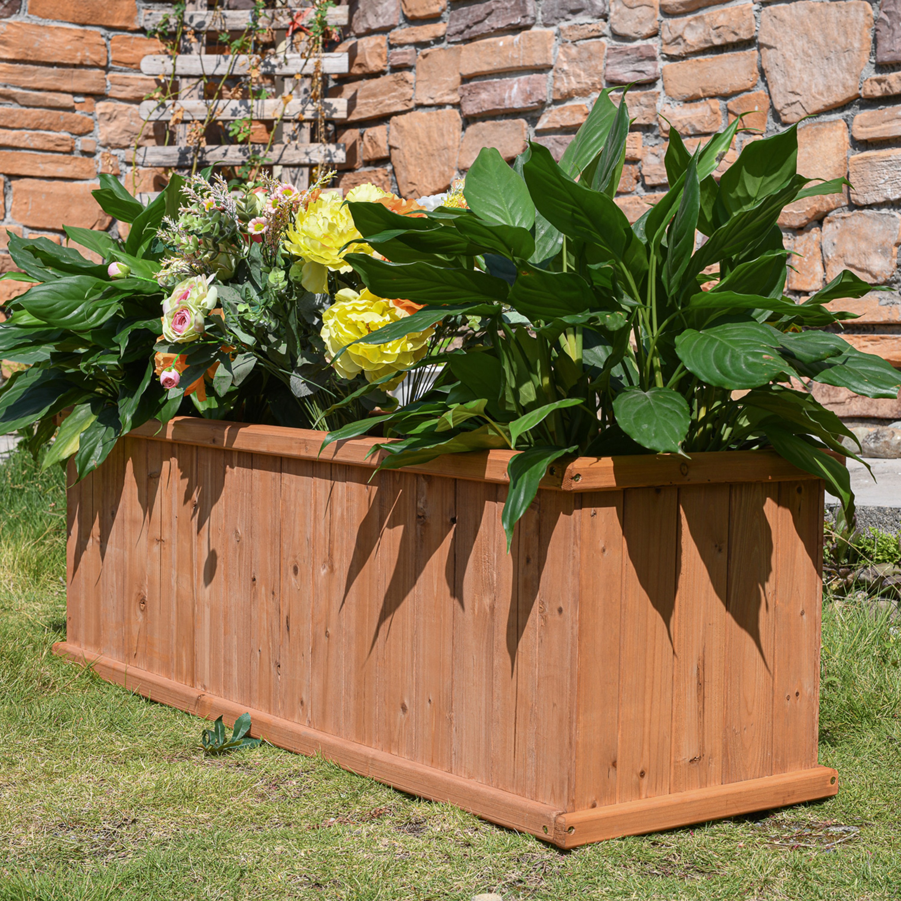 Outdoor Wooden Planter Pots Un – Gardening Tools Unique Bewertung und Preis