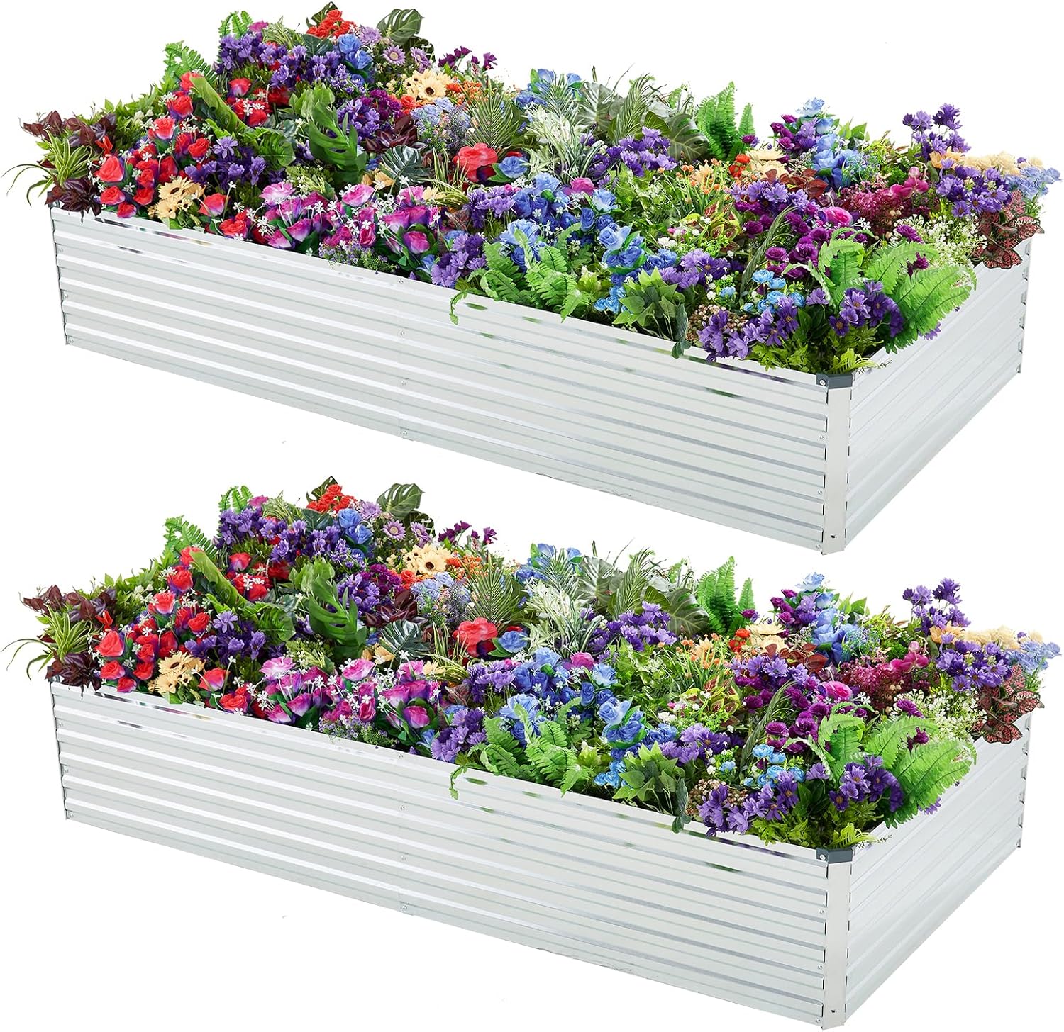 2 Pack Galvanized Raised Garde – Gardening Tools Kit Bewertung und Preis