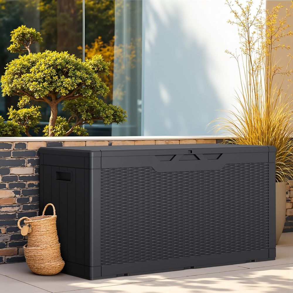 100 Gallon Outdoor Storage Box – Gardening Tools B&M Bewertung und Preis