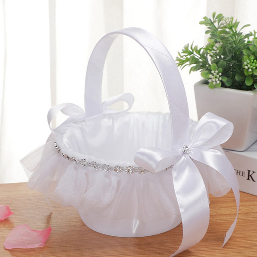 Wedding Baskets White Flower G – Gardening Tools Girls Bewertung und Preis
