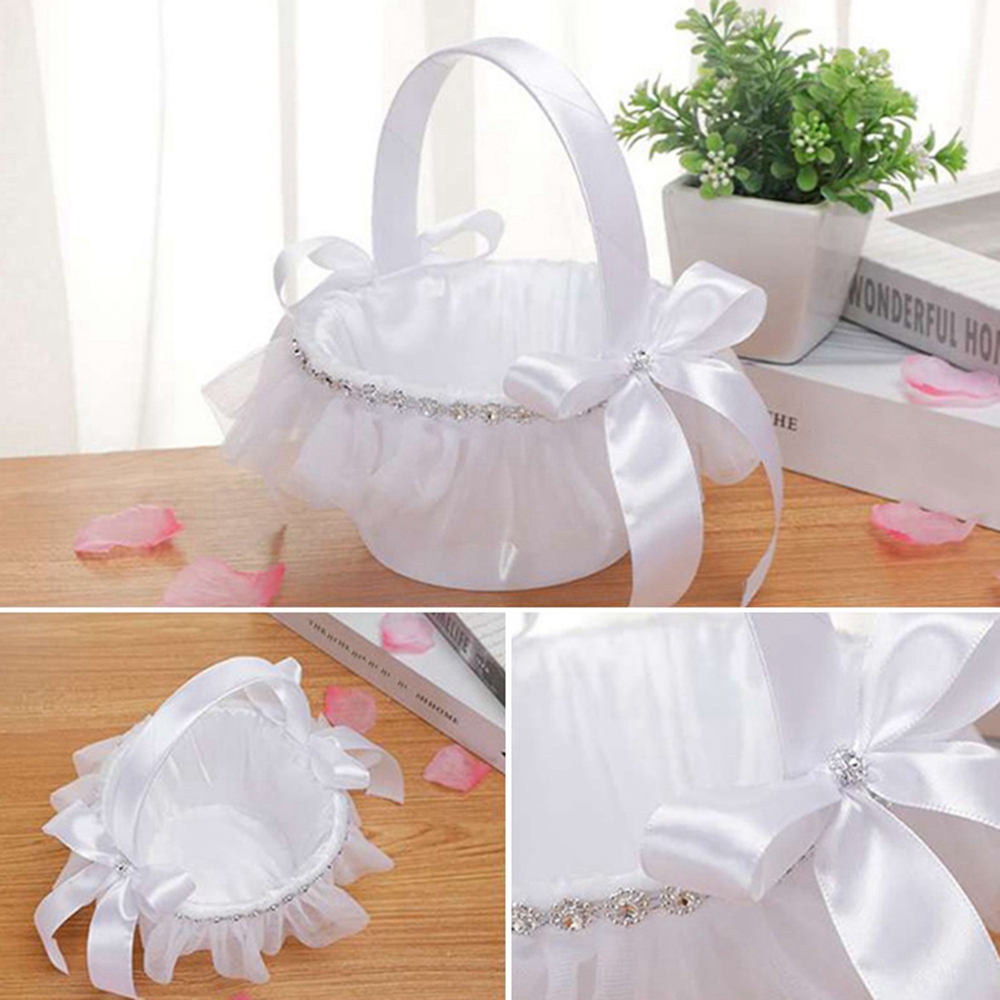 Wedding Baskets White Flower G – Gardening Tools Girls Bewertung und Preis