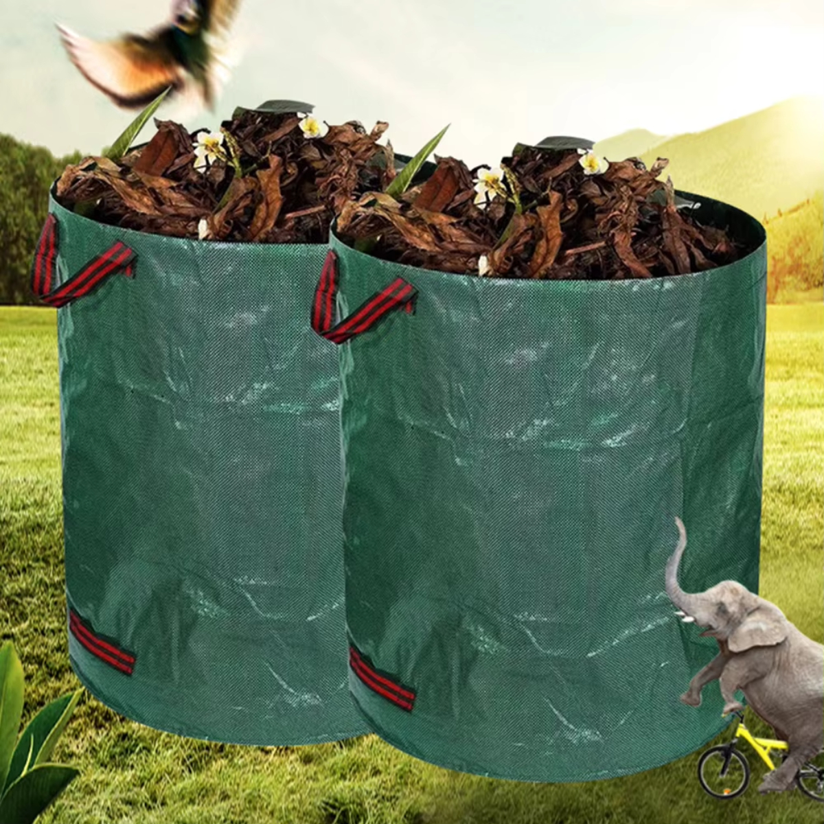 Garden Waste Bag 500L Large Ca – Grow Bags Bewertung und Preis