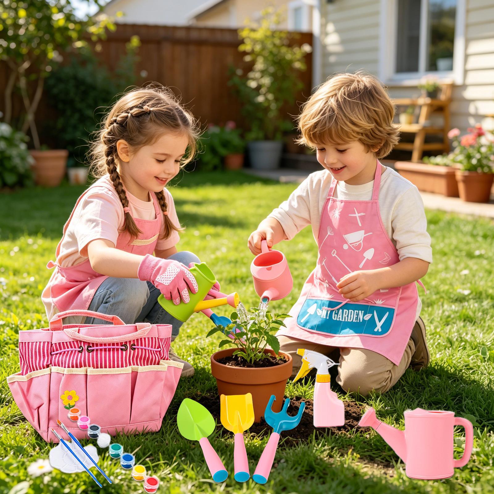 Kids Gardening Kit Watering Ca – Gardening Tools Girls Bewertung und Preis