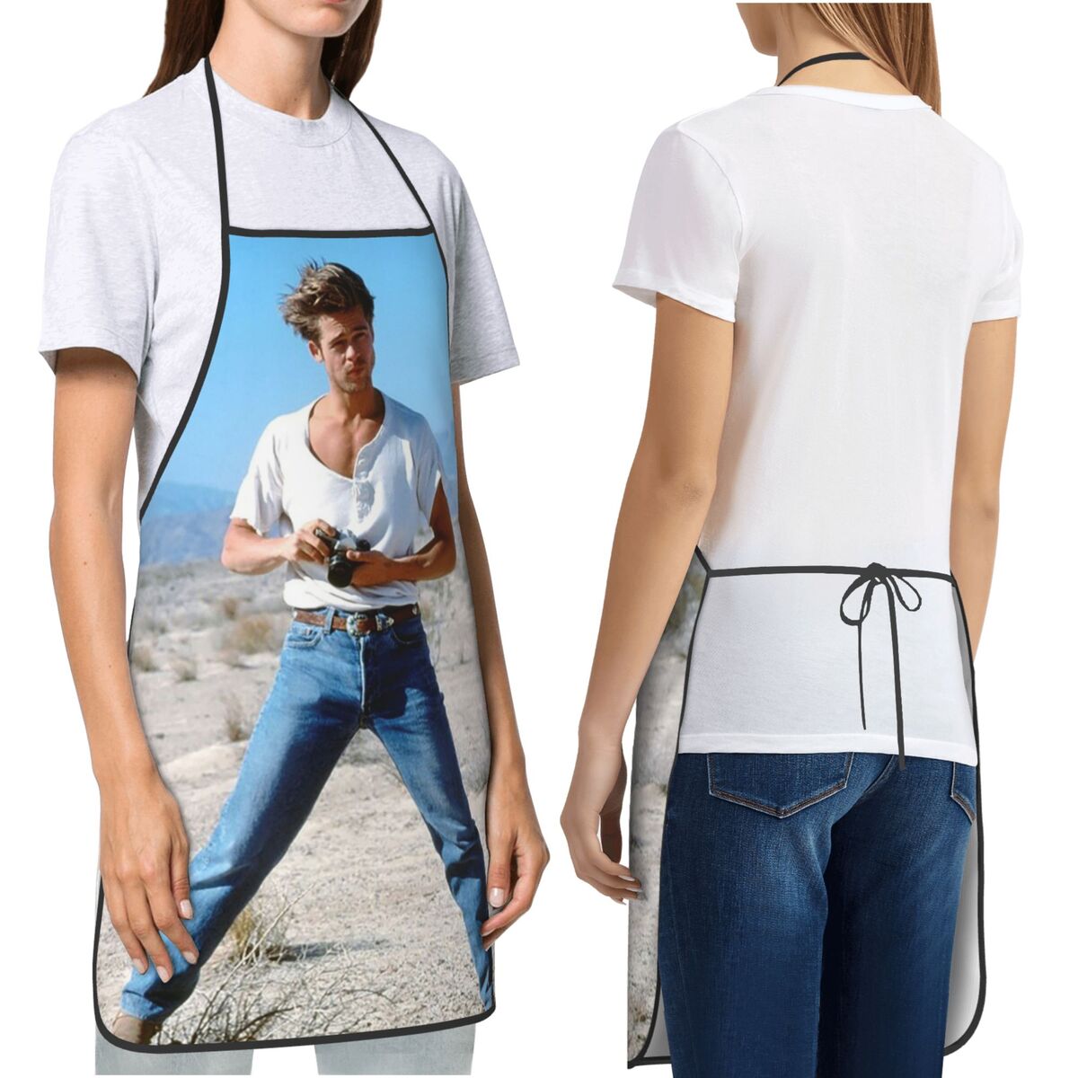Brad Pitt Young Handsome Apron – Gardening Tools Women Bewertung und Preis