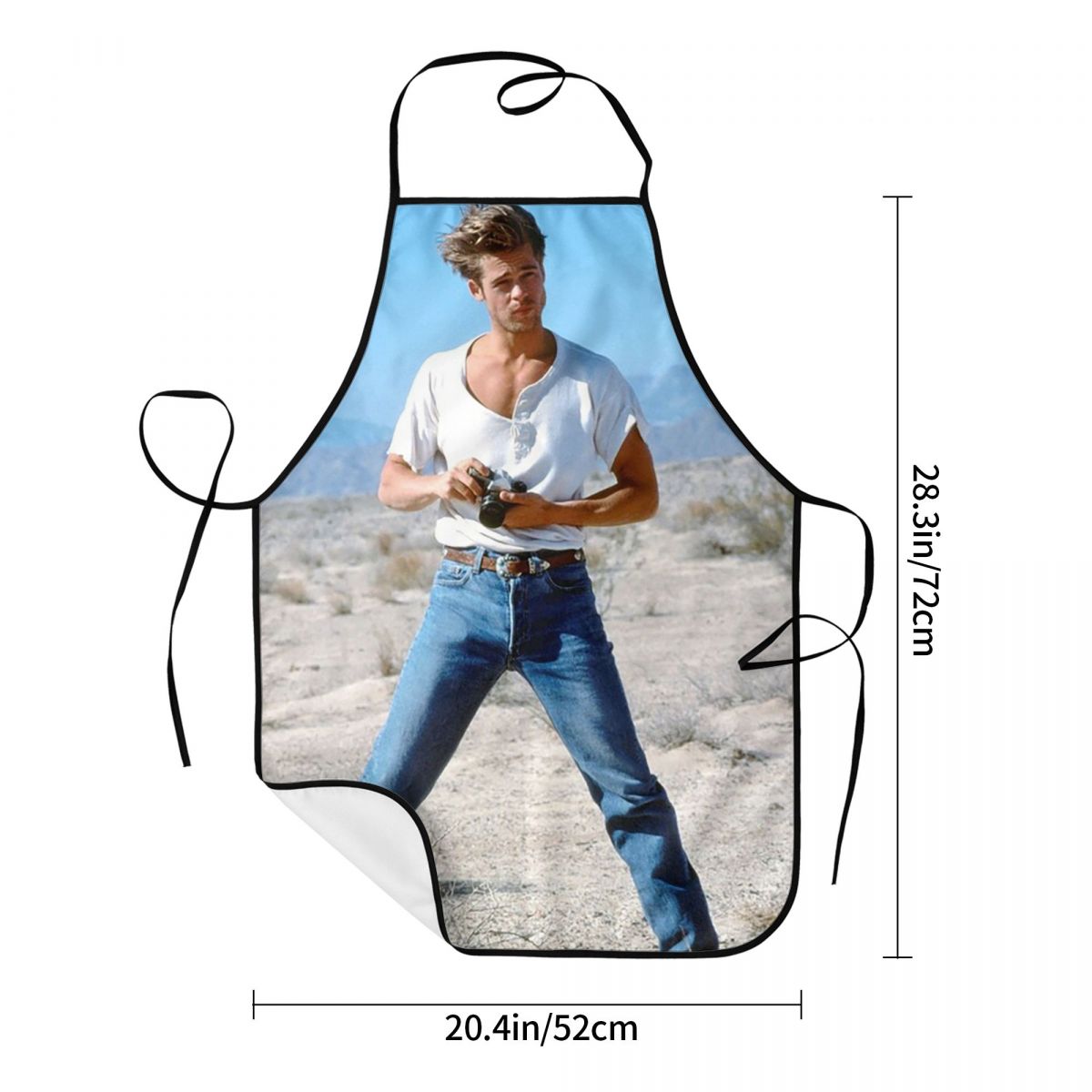 Brad Pitt Young Handsome Apron – Gardening Tools Women Bewertung und Preis