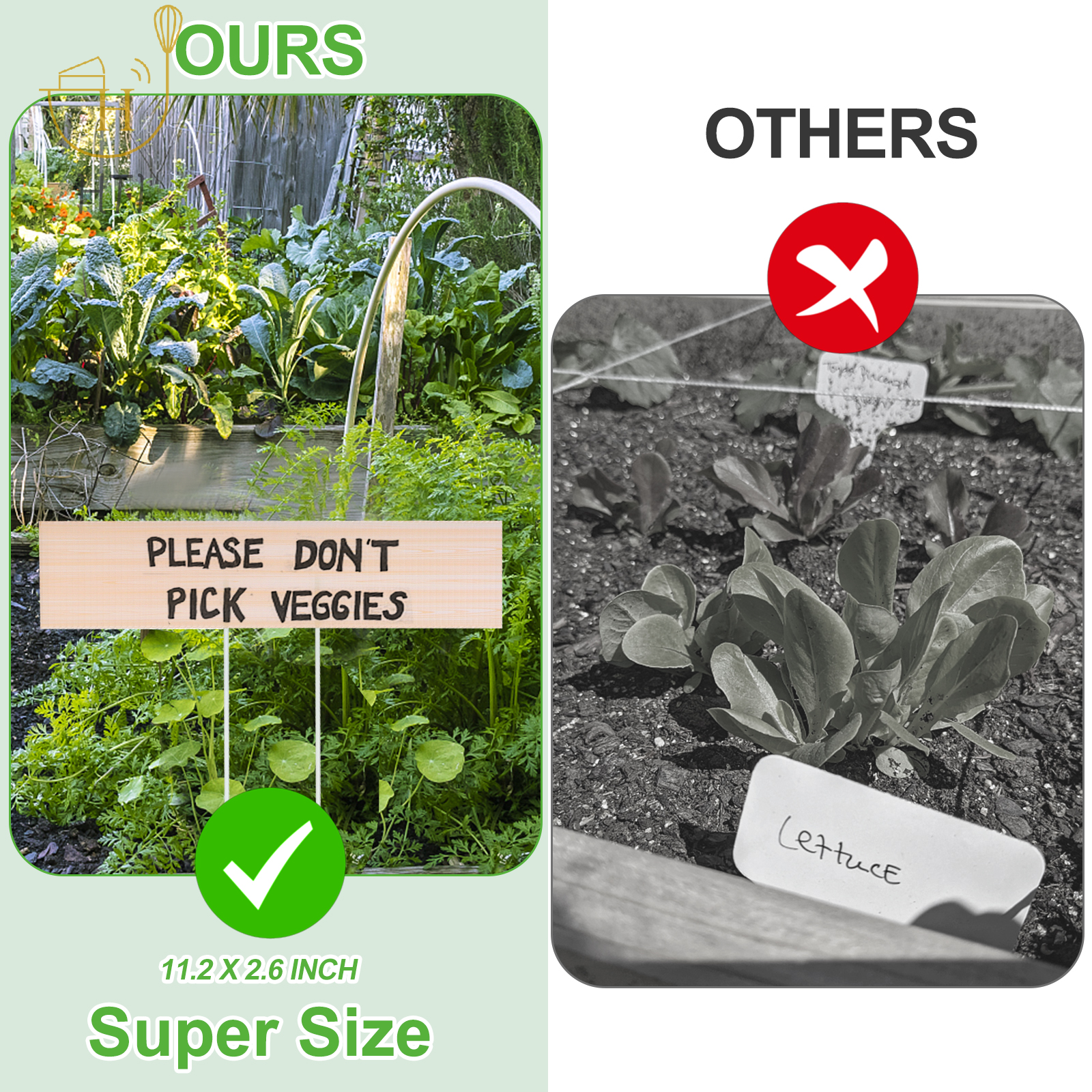 20 Set Jumbo Outdoor Plant Lab – Garden Label Marker Bewertung und Preis