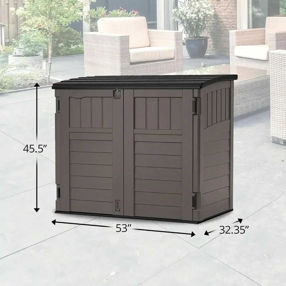 34 Cu ft Horizontal Resin Outd – Gardening Tools B&M Bewertung und Preis