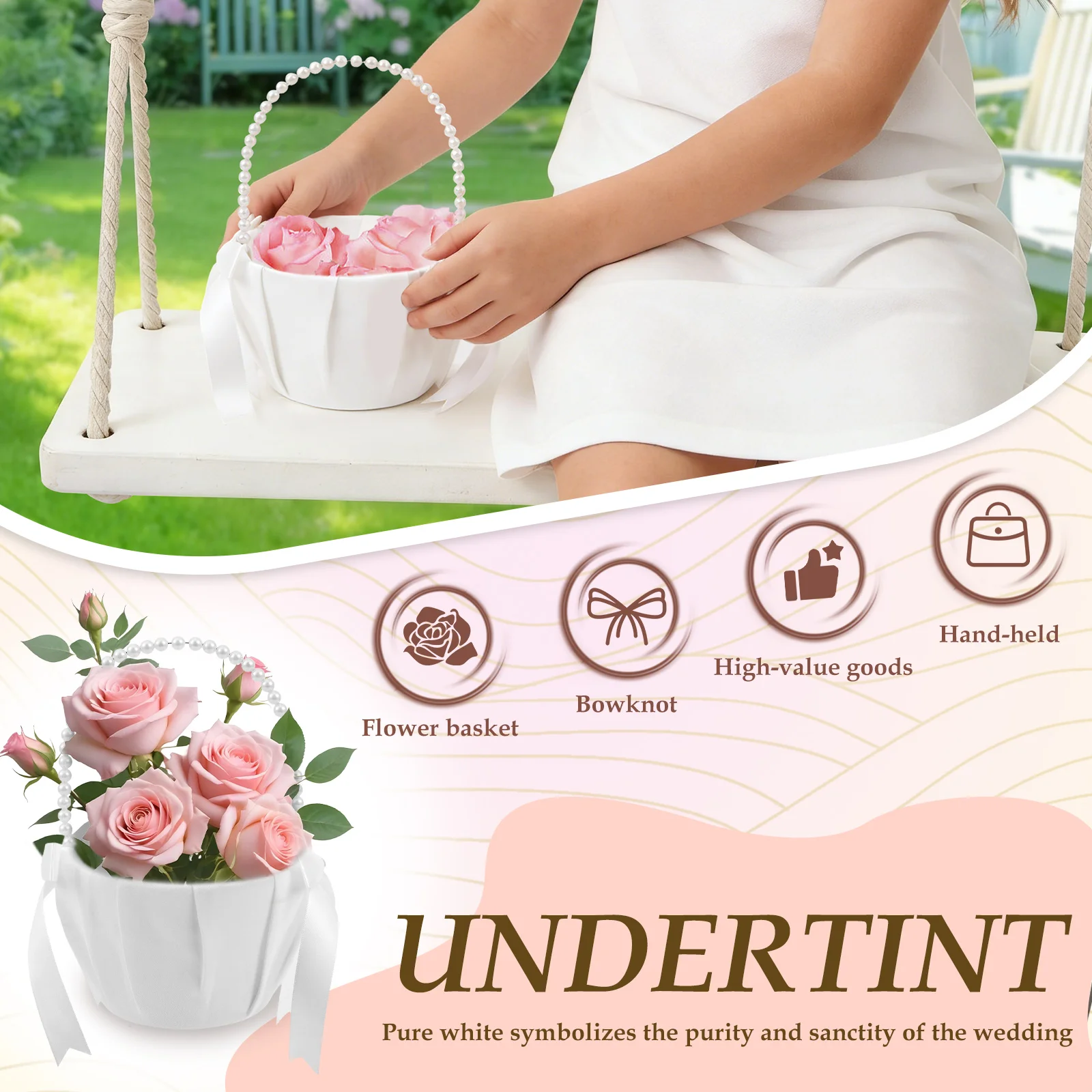2Pcs Wedding Flower Girl Baske – Gardening Tools Girls Bewertung und Preis