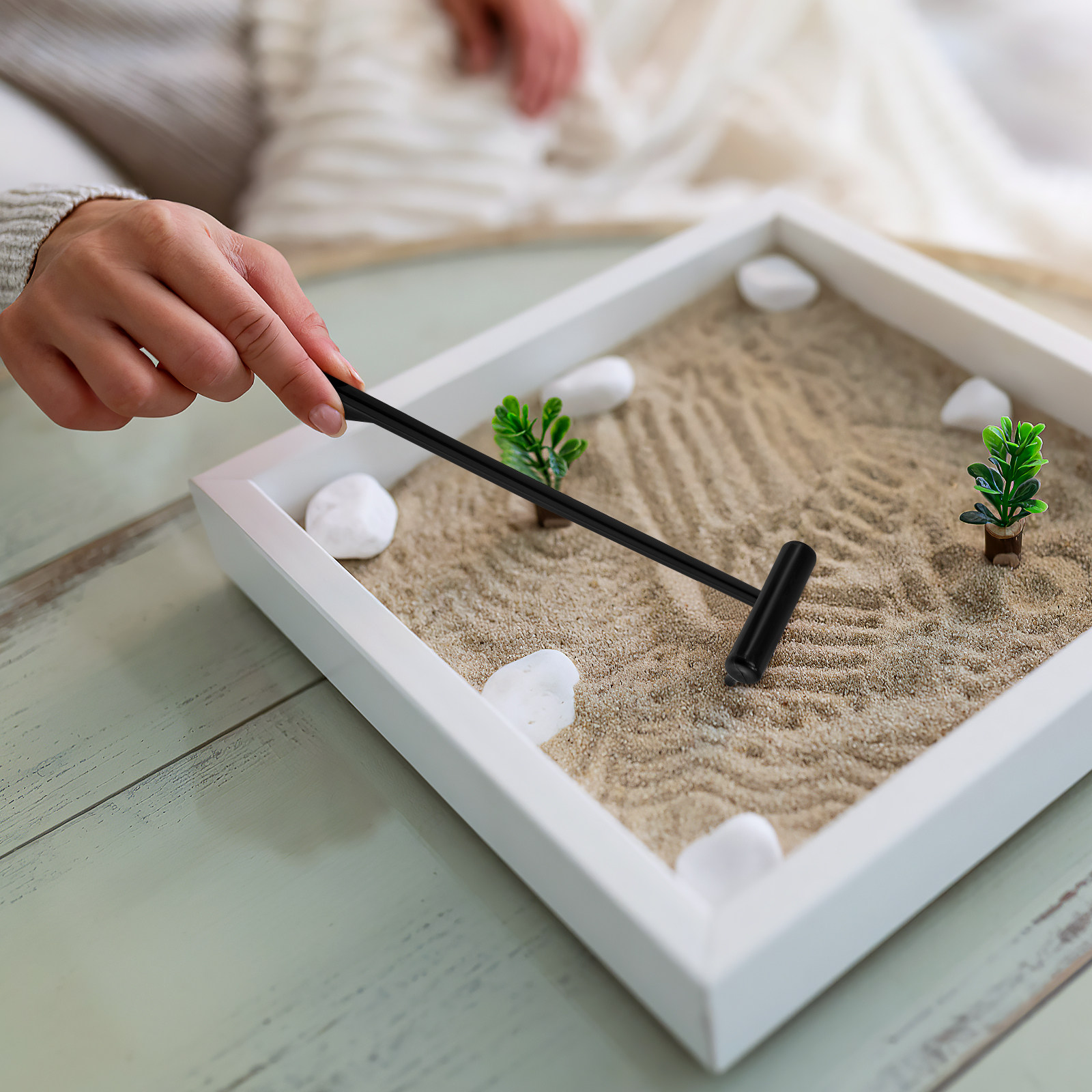 6Pcs Mini Zen Garden Rake Set  – Gardening Tools Kit Bewertung und Preis