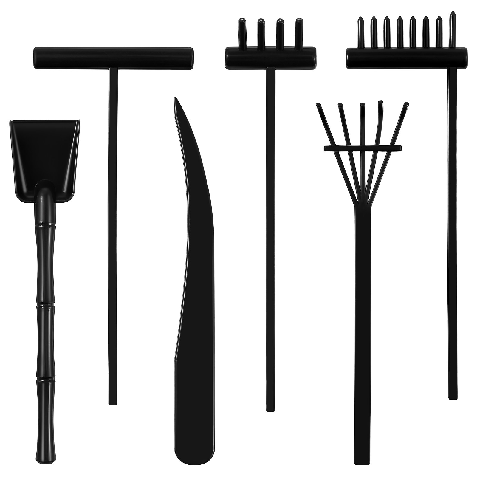 6Pcs Mini Zen Garden Rake Set  – Gardening Tools Kit Bewertung und Preis