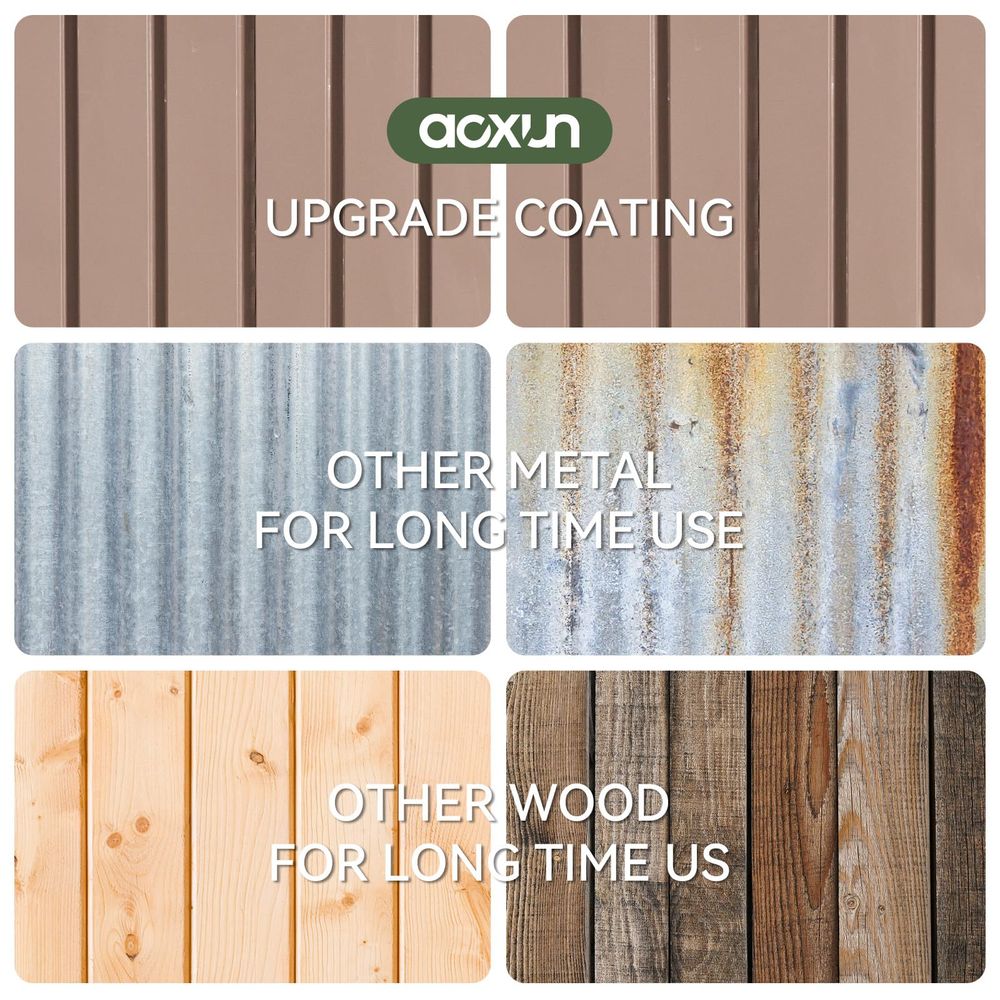 6.2x4 FT Shed Outdoor Storage  – Gardening Tools Of Bewertung und Preis